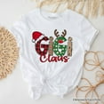 thumbnail image 6 of Gigi Claus Retro Christmas T-Shirt, Matching Family Holiday Tee, 6 of 6