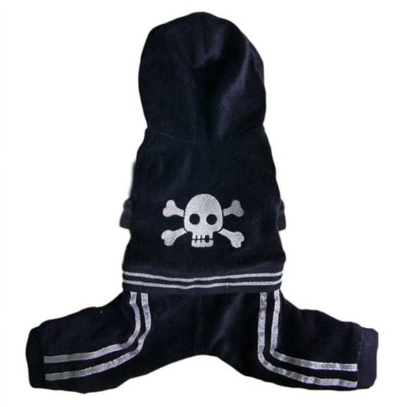 Pooch Outfitters Skully Jumper - Black - 2XS