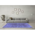 thumbnail image 3 of Ahgly Company Machine Washable Indoor Rectangle Abstract Blue Modern Area Rugs, 5' x 8', 3 of 4