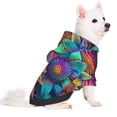 thumbnail image 2 of Balery Psychedelic Sunflowers Sudadera con Capucha para Perros Pequeños – Ropa para Mascotas, Disfraz para Perros y Gatos, Ideal para Fiestas y Cosplay-XX-Large, 2 of 7