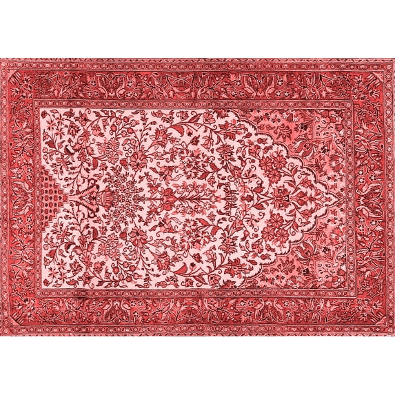 Ahgly Company Indoor Rectangle Persian Red Traditional Area Rugs, 7' x 9'