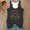 Grey, variant on Womens Tank Top Casual Letter Graphic Tank Top Loose Fit Comfortable Womens Camisole Grey XXL