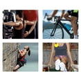 thumbnail image 2 of Un par de guantes deportivos de gimnasio antideslizantes, guantes de medio dedo negros y naranjas para ejercicio de entrenamiento M YUNYI BRAND Deportes, 2 of 8