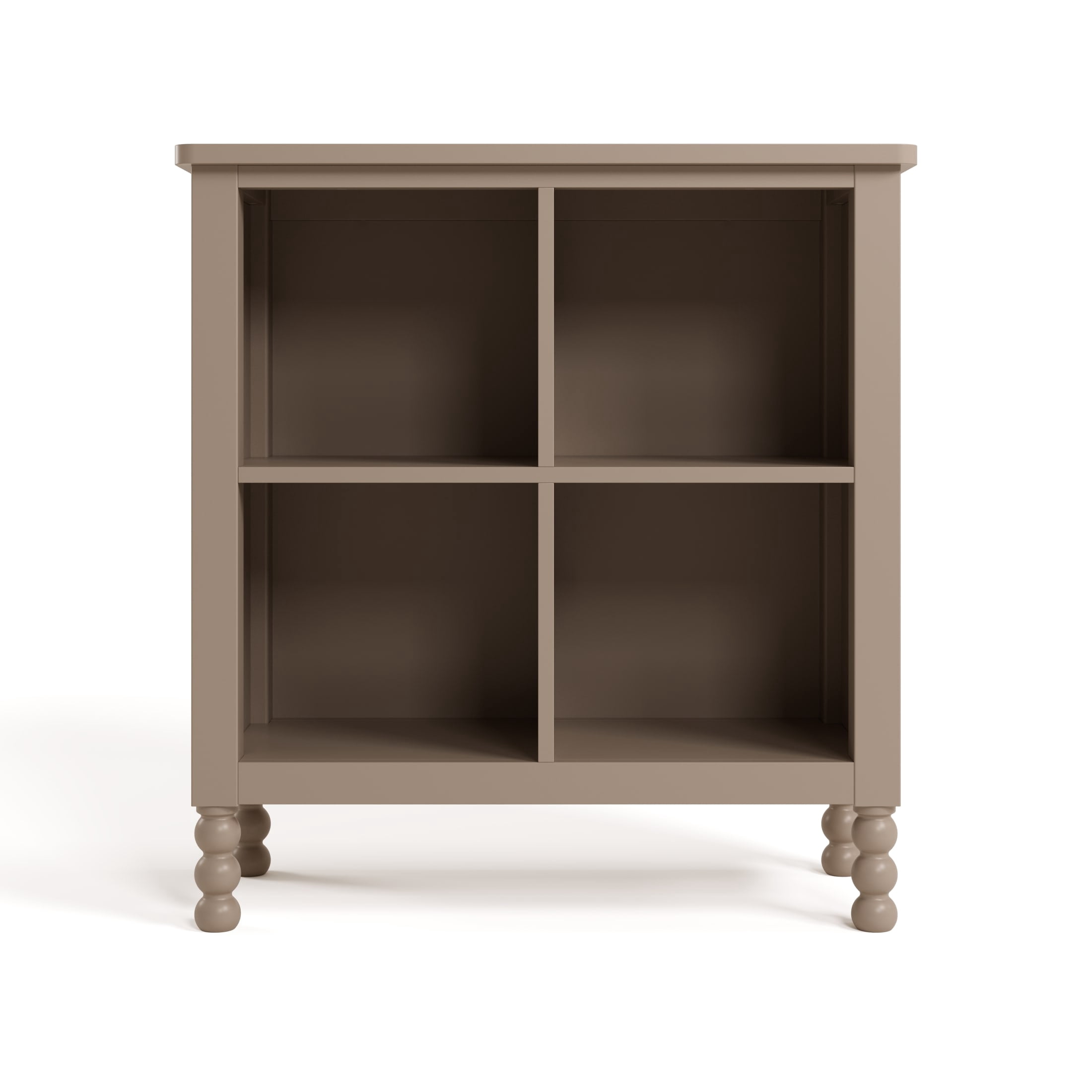 Art of Nursery by Storkcraft Rio 4 Cube Storage Organizer Kids Bookcase - Taupe