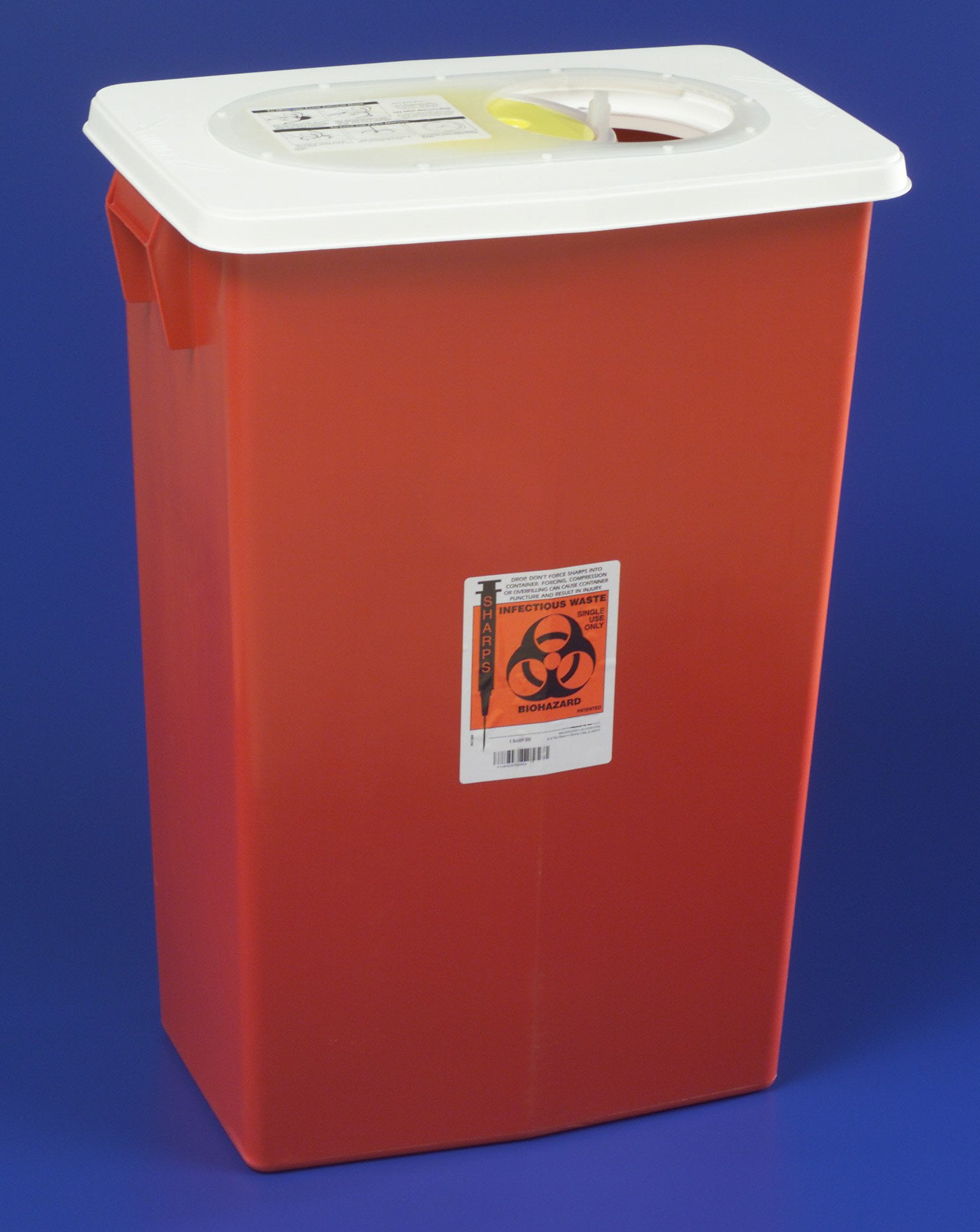 SharpSafety Sharps Container 1Piece 26 H X 181/4 W X 123/4 D Inch 18