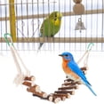 thumbnail image 4 of Horizontal Aerial Ladder Bird Wood Suspension Bridge, Safe Bird Suspension Bridge, For Parrots, 4 of 8