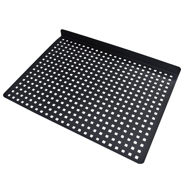 Nonstick Metal Grill Pan with Holes for Outdoor Grill Topper Barbecue