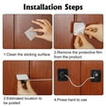 thumbnail image 4 of Topekada 2 Pack Cabinets Lock with Keys, Refrigerator Lock Freezer Lock for Toddler, Child, Adult, Multi Purpose Baby Kid Safety Deep Freezer Fridge Lock with a Key, 4 of 7