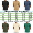 thumbnail image 2 of FITORON Mens T Shirt, Crew Neck Summer Solid Casual Short Sleeve Men's Tees Beige, 2 of 4