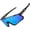 A-black Frame Blue Lens, variant on Polarized Baseball Running Sunglasses: TR90  Cycling Glasses for Men Women UV400 Protection for Driving MTB