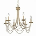 thumbnail image 4 of 7646-6 GA-Golden Lighting-Serafina - 6 Light Chandelier-23.75 Inches Tall and 24.5 Inches Wide -Traditional Installation, 4 of 4