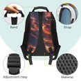 thumbnail image 4 of Garronmavis Kids Boys Backpack with Lunch Box, 4-Piece Set Includes Backpack, Lunch Bag, Pencil Case, Water Holder Case, Lightning Tiger Large Capacity School Backpack with Front Pocket, 4 of 8