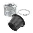 thumbnail image 3 of Front Bumper Air Inlet Pipe, Wear Resistant  Air Intake Pipe Funnel Kit Carbon Fiber Style Universal Lightweight  For Most Vehicles, 3 of 8