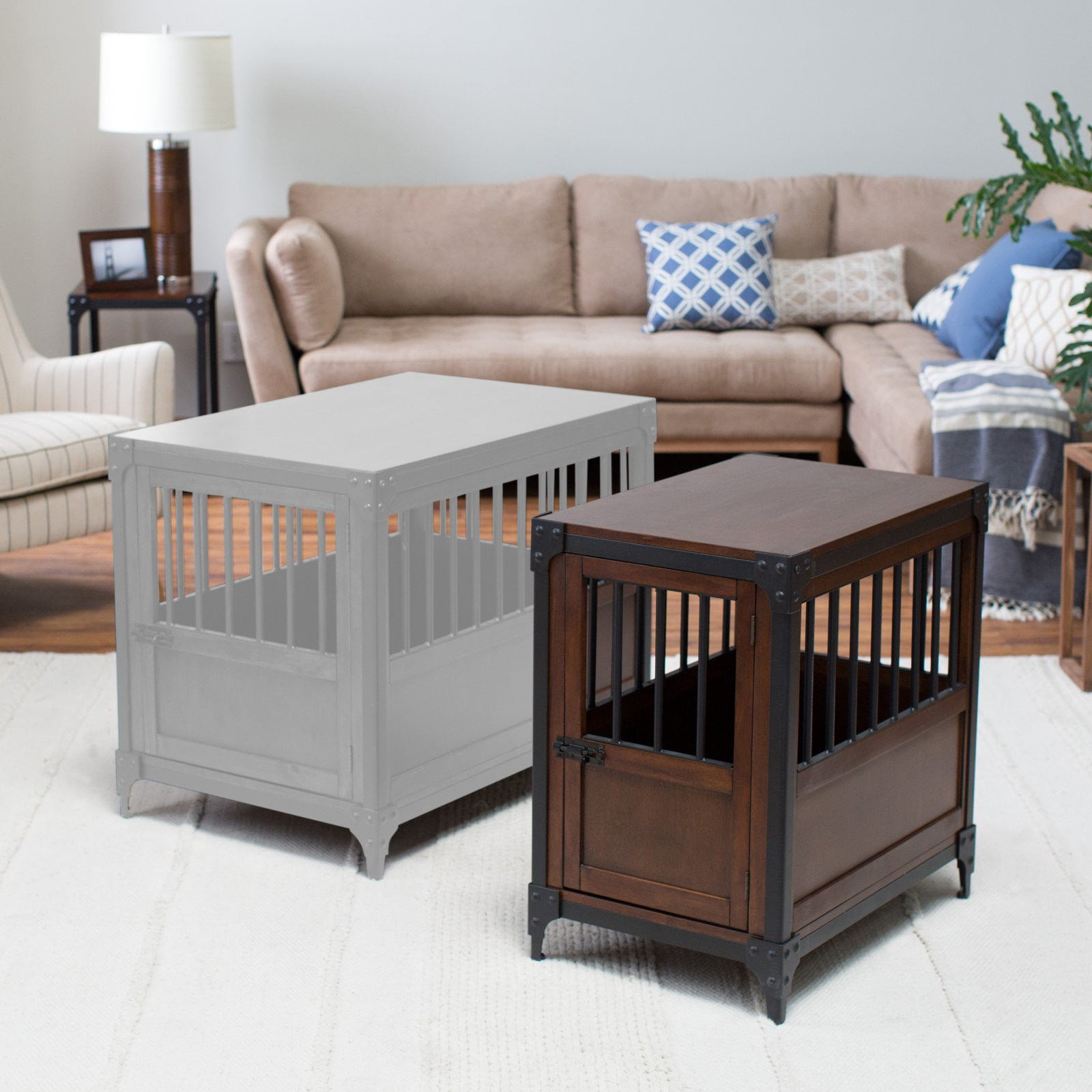 Boomer & Trenton Pet Crate End Table Large