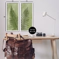 thumbnail image 3 of Woodland Nature Fern Leaves Botanical & Floral Graphic Art White Framed Art Print Wall Art, Set of 2, 3 of 8