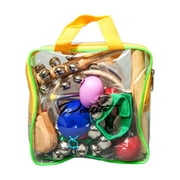 Paititi Kids Percussion Toy 10 Pcs Kids Musical Instruments Set for Toddler and Preschool, Free Carrying Bag Included
