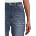 thumbnail image 4 of No Boundaries Juniors Five Pocket Flare Jeans, Sizes 3-21, 4 of 5