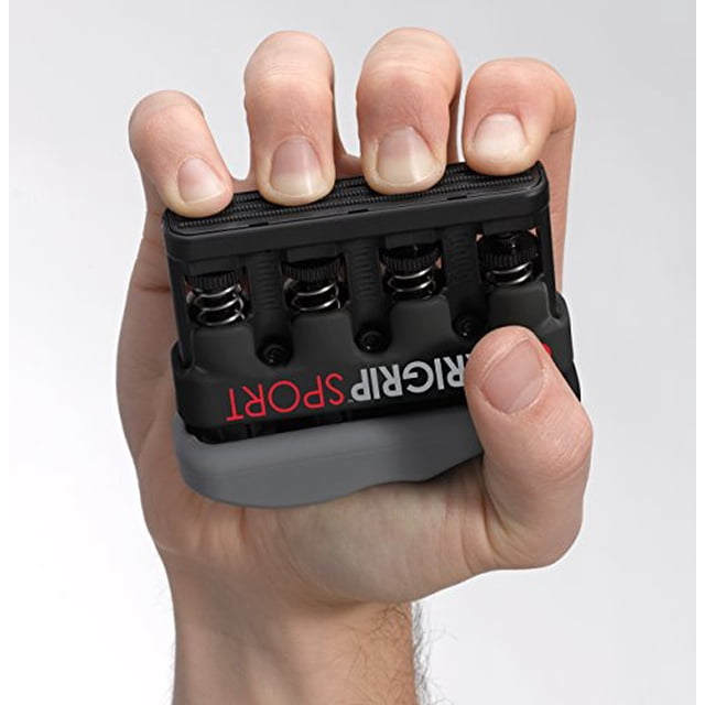Dynatomy VariGrip Sport (VGSP), Résistance Réglable, Moyen, Lourd Doigt, Exercice de la Main, Renforcement de la Poignée, Base Extra-Large, Rembourré du Bout des Doigts, Constructeur de Callus