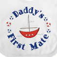 thumbnail image 4 of Inktastic Daddy's First Mate Boys or Girls Baby Bib, 4 of 4