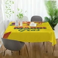 thumbnail image 6 of SKYSONIC Mardi Gras Tablecloth Waterproof Washable Polyester Square Table Cover Durable Tablecloth for Kitchen Dining Table Party Decor (54 X 54 Inch), 6 of 7