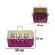 thumbnail image 4 of Transportadora De Viaje Portátil Rosa Importadora La Merced Plástico Resistente, 4 of 5