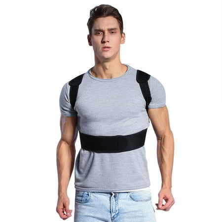 Posture Corrector Brace and Clavicle Support Straightener with Comfortable Neoprene Upper Back Shoulder Forward Head Neck Aid for Women and Men （ L (Best Way To Fix Forward Head Posture)