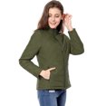 thumbnail image 2 of INSPIRE CHIC Women's Stand Collar Zip Up Lightweight Quilted Jacket, 2 of 7