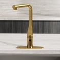 thumbnail image 3 of VIGO 10 in. Kitchen Sink Faucet Hole Cover Deck Plate For 1 or 3 Hole in Matte Brushed Gold, 3 of 9