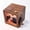 8pics-walnut, variant on Wooden Hand-Crank Flip Photo Album, Rotating Picture Frame Display for 8, 16 or 24 Photos, DIY Memory Keepsake and Personalized Gift,8pics-Toned