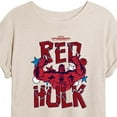 thumbnail image 3 of Marvel Captain America: Brave New World - Scribble Red Hulk - Women's Oversized Tee, 3 of 5