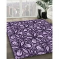 thumbnail image 2 of Ahgly Company Indoor Rectangle Patterned Bright Lilac Purple Area Rugs, 2' x 3', 2 of 6