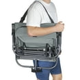 thumbnail image 2 of Zenithen Outdoor 360 Degree Portable Lawn Swivel Camping Chair w/ Arms, Smoke Grey, 2 of 7
