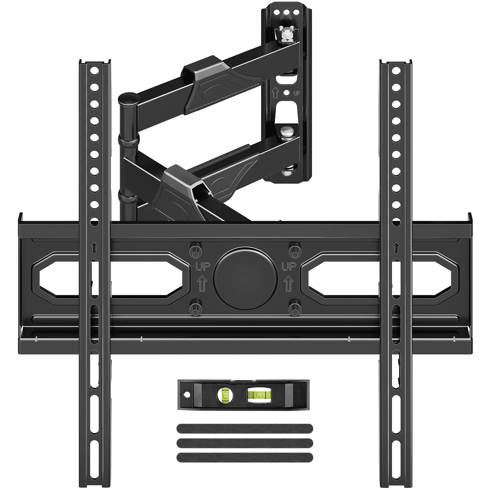 Mountory Full Motion TV Wall Mount for 26-60" TVs, Swivel and Tilt TV Mount with Single Stud, Max VESA 400x400, up to 77 lbs