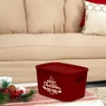 thumbnail image 4 of Nkmbld Christmas Ornament Storage Set, Christmas Snacks Sundries Storage Box Desktop Cosmetics Toys Snacks Storage Basket Living Room Home Storage Box, Red, 4 of 8