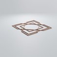 thumbnail image 4 of Ekena Millwork 15 3/8"W x 15 3/8"H x 1/4"T Medium Lakewood Decorative Fretwork Wood Wall Panels, Hickory, 4 of 18