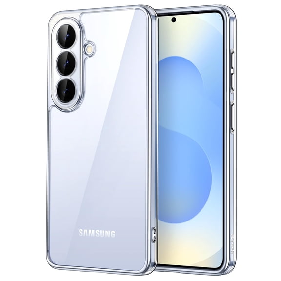 JETech Case for Samsung Galaxy S26, Non-Yellowing Bumper Cover, Anti-Scratch PC Back (Clear)