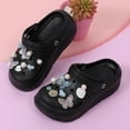thumbnail image 7 of Women's Gardener Platform Clogs Slippers Hight Heels Mules Clog Wedge Sandals Outdoor Beach Shoes, 7 of 7