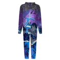 thumbnail image 5 of Jujutsu Kaisen Unisex Onesie Pajamas Zipper Jumpsuit Hooded One Piece Sleepwear for Family Mens Womens, 5 of 7