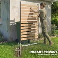 thumbnail image 4 of Outsunny Outdoor Privacy Screen Panel, No Dig Space Divider, 4 of 10