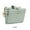 Green, variant on RFID Anti-theft Women's Short Wallet Simple Ultra-thin Bifold Coin Purse Multifunctional Keychain Zipper Card Holder Card Storage