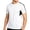 White, variant on Men's Big and Tall Swim Shirt Short Sleeve UPF 50 Sun Protection SPF UV Moisture Wicking Lightweight Quick Dry Rash Guard Size M-5XL Red
