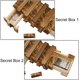 thumbnail image 5 of 2x Caja de rompecabezas mágico Caja de rompecabezas secreta de madera, Caja de rompecabezas Caja de regalo misteriosa con 2 grandes secretos Compartimentos, 5 of 5