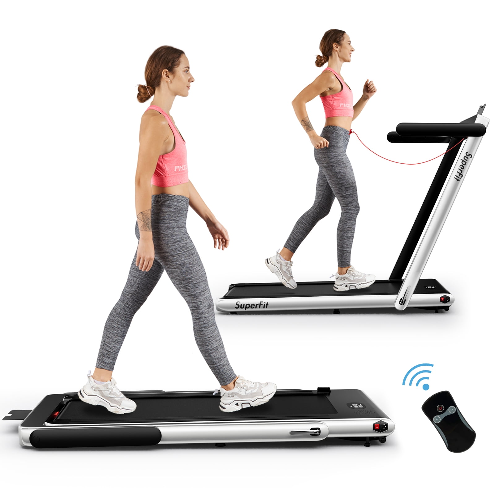 MERACH Tapis de marche, tapis de course sous le bureau pour la maison