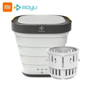 Youpin Moyu Wash Machine XPB08-F2 2 in 1 Portable Foldable Mini Washer Clothes Washing and Spin Dryer for Home Travel One Button Operation