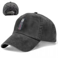thumbnail image 4 of Washed Men's Baseball Cap Team Trucker Snapback Caps Dad Hat Golf Hats, 4 of 6