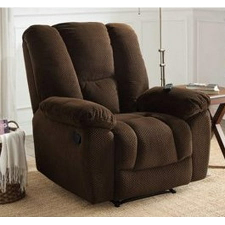 Serta Big & Tall Memory Foam Massage Recliner with USB Charging, Multiple Color Options