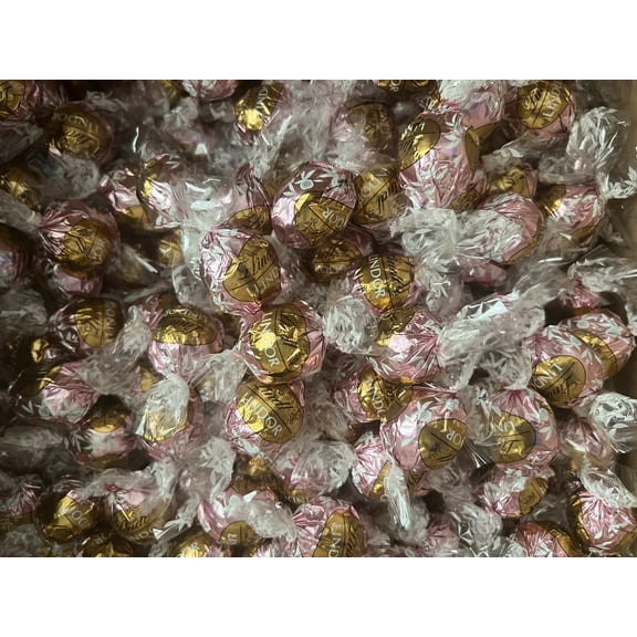 Lindt Lindor Neapolitan White Chocolate Truffles bulk box 2 pounds