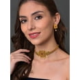 thumbnail image 3 of Sohi Women Gold-plated Stone Studded Jewellery Set, 3 of 4