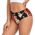 thumbnail image 2 of Fotbe Silhouette Trumpet Red Art Calzones Estampados para Mujer – Ropa Interior de Algodón, Cómoda, Suave y Elástica-Medium, 2 of 6
