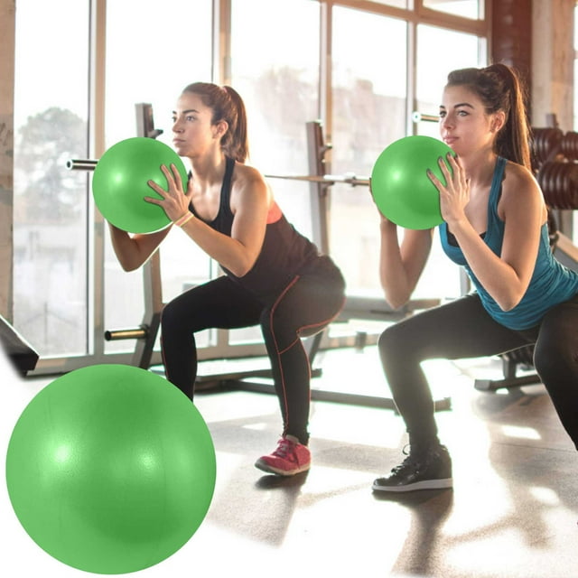 Yoga Fitness Ball, 25cm Stability Ball, Durable PVC Material, Portable Gym Equipment, For Core Training, Postpartum Recovery, Lightweight Design, Home Exercise, Office Use, Body Building Akmoler